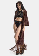 Sola Embroidered High Waist Bikini Bottom