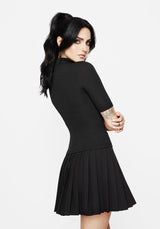 Chiromancy Choker Collar Top