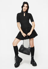 Chiromancy Choker Collar Top