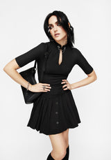 Chiromancy Choker Collar Top