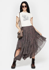 Maypole Cotton Fairy Print Crop T-Shirt