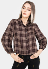 Adra Check Button Up Shirt
