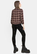 Adra Check Button Up Shirt