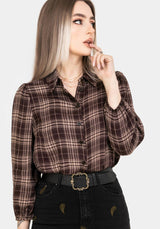 Adra Check Button Up Shirt
