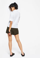 Koax Cotton Check Embroidered Button Up Shirt