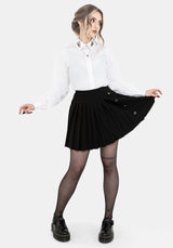 Despair Cotton Thistle Embroidered Button Up Shirt