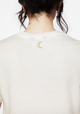 Griffinfly Cotton Embroidered Jersey Cropped T-Shirt