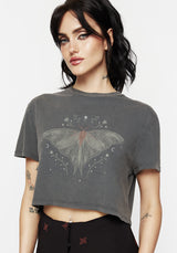 Drift Cotton-Blend Jersey Cropped T-Shirt