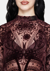 Loveday Paisley Printed High Neck Top