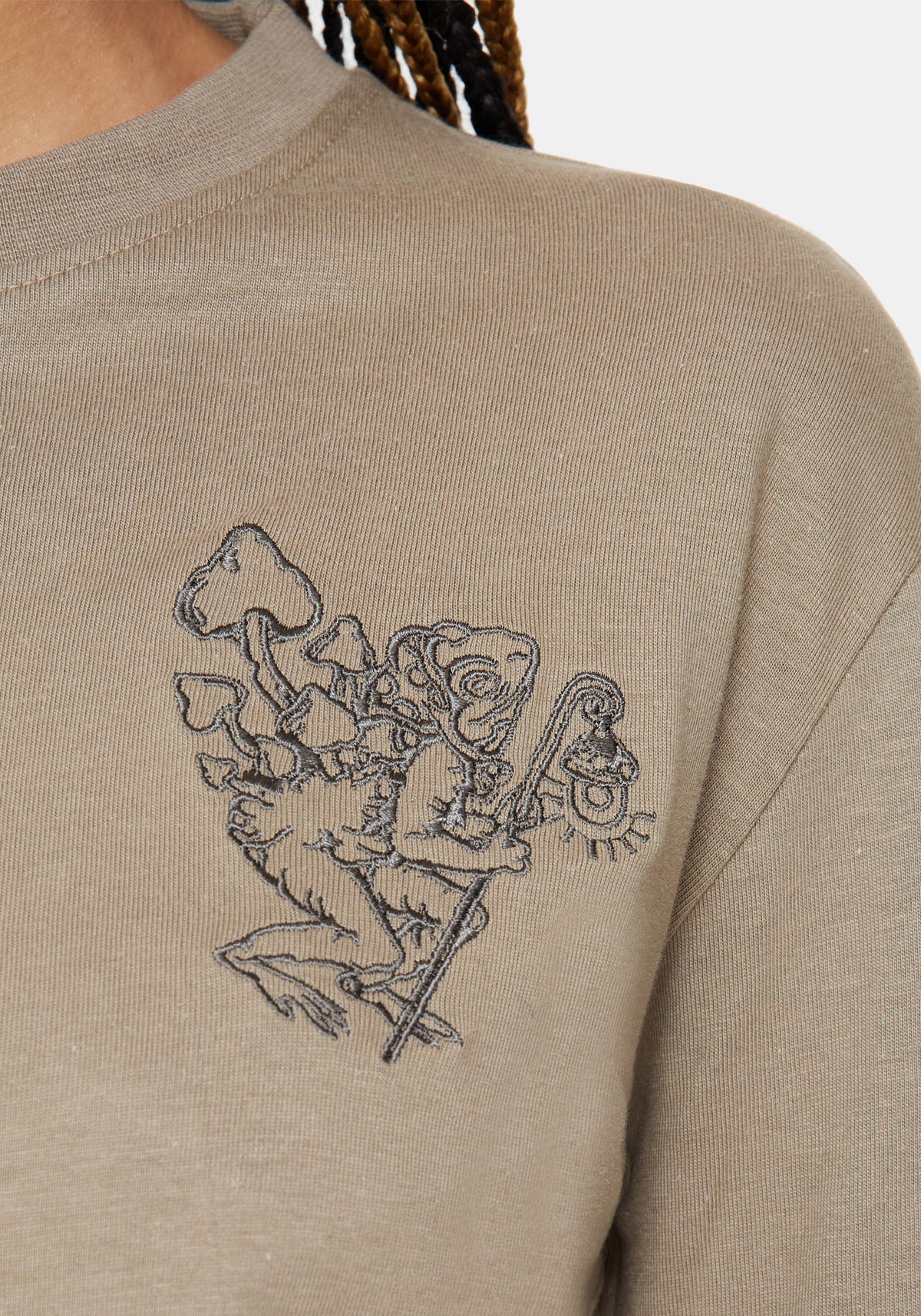 Hexborn Baba Yaga Embroidered Long Sleeve Pyjama Tee