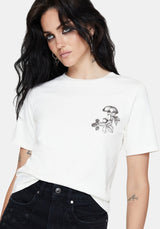 Cynthia Spider Web Graphic Cotton T-Shirt