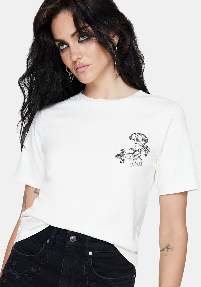 Cynthia Spider Web Graphic Cotton T-Shirt