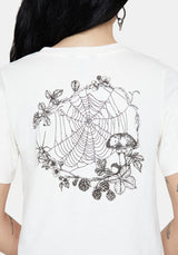 Cynthia Spider Web Graphic Cotton T-Shirt