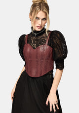Rouvelle PU Red Corset