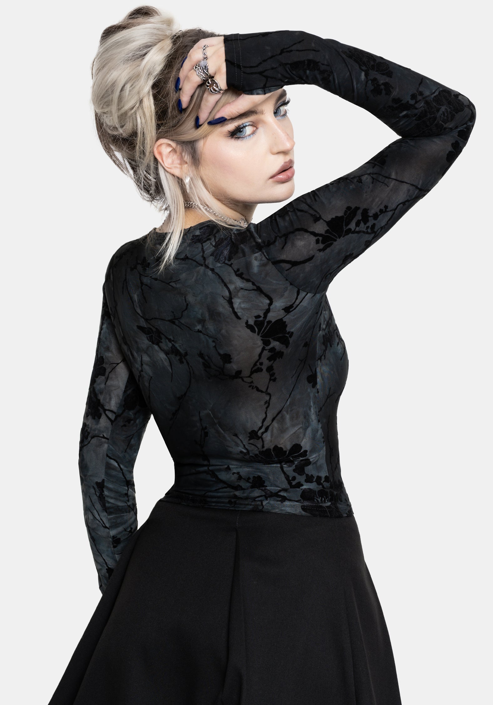 Wytchelm Long Sleeve Mesh Top