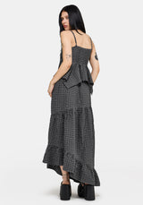 Nimira Check Ruche Hanky Hem Cami UK 6