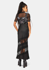 Merunicorn Enchanted Forest Print Ruched Corset Top