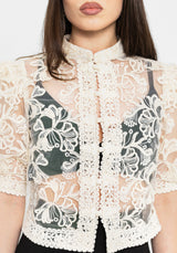 Angela Folk Embroidered Blouse