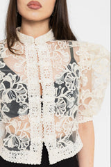 Angela Folk Embroidered Blouse