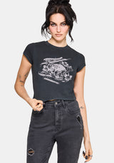 Deadly Blossom Short Sleeve Baby Tee