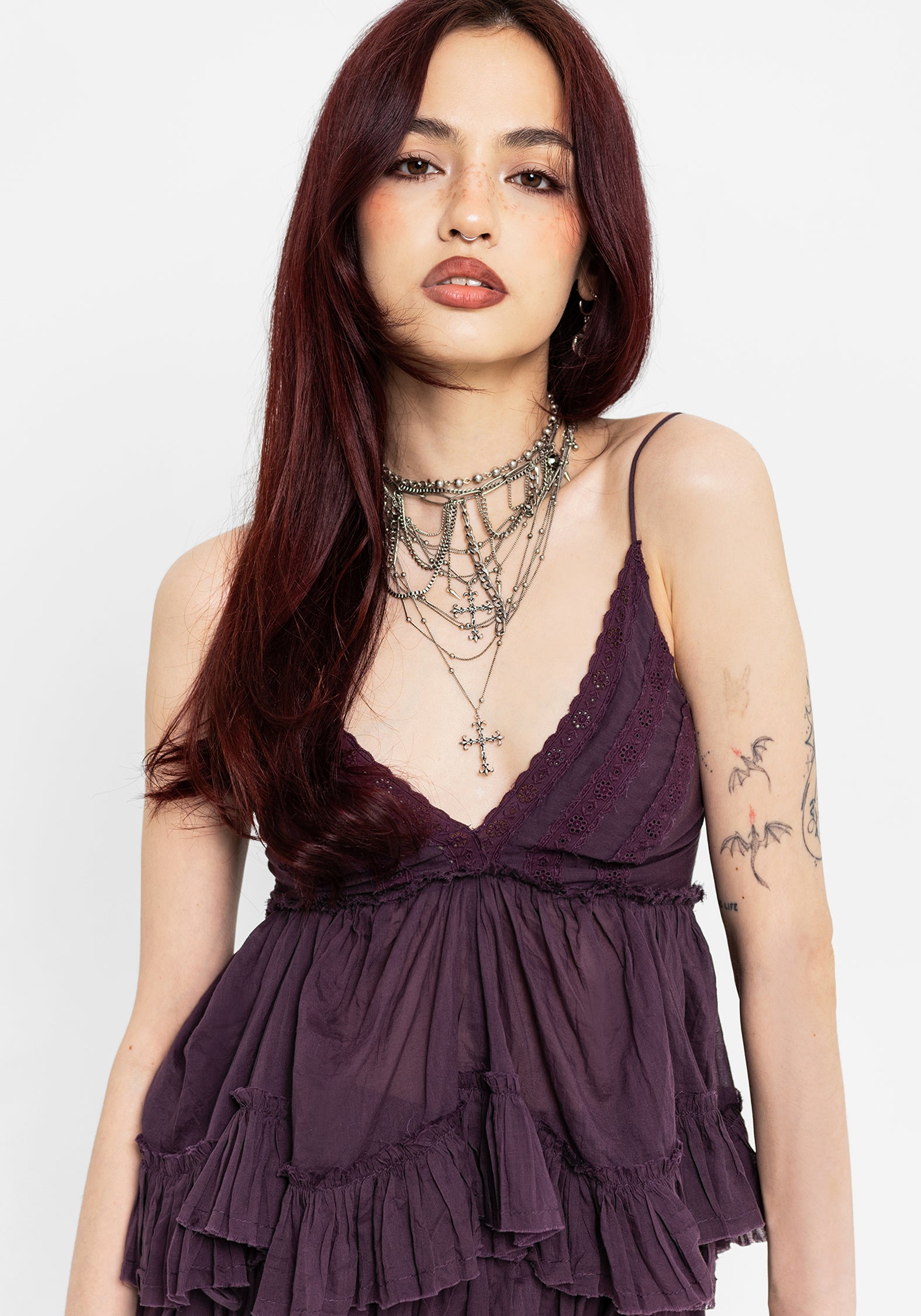 Eliza Textured Babydoll Cami
