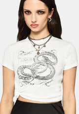 Lux Serpent Burnout Baby Tee