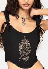 Sanct Embroidered Corset