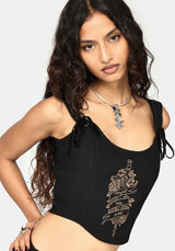 Sanct Embroidered Corset