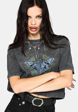 Lunar Sword Embroidered Boxy Tee