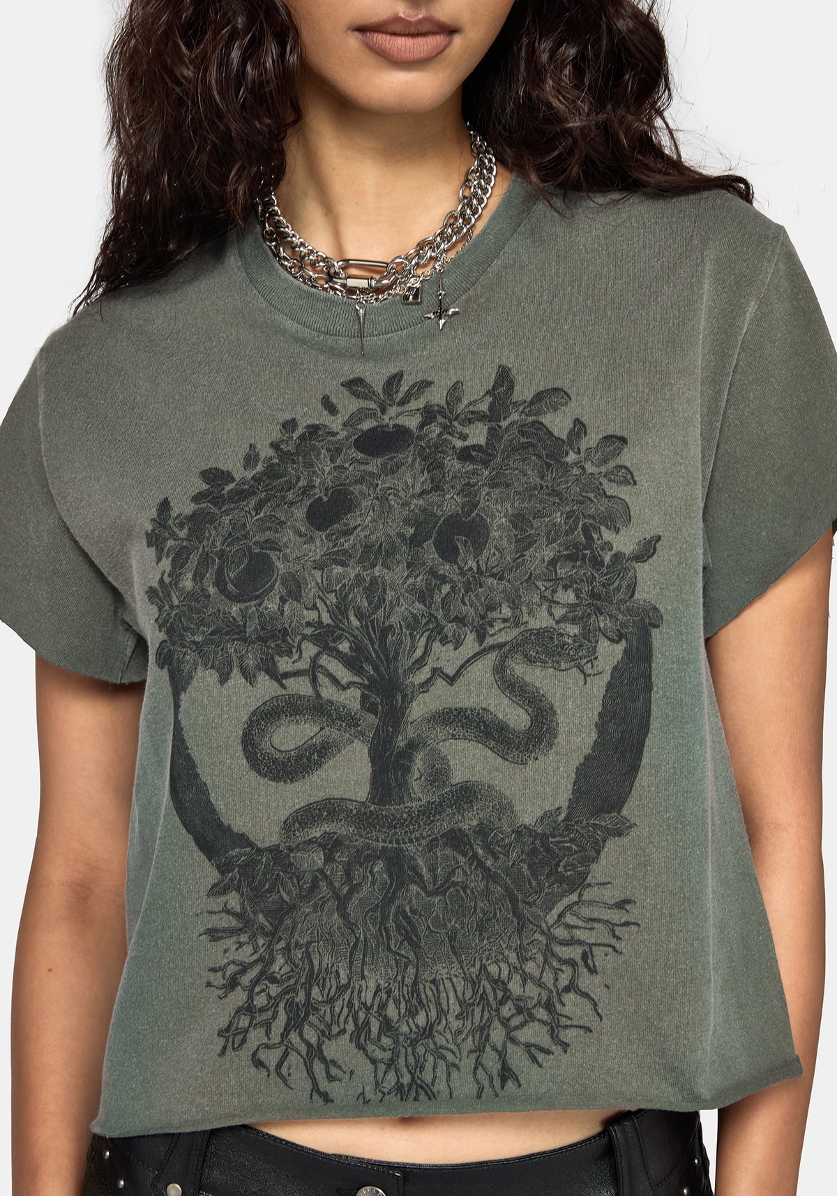 Paradise Decays Boxy Crop T-Shirt