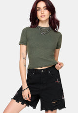 Stori Ribbed Short Sleeve T-Shirt
