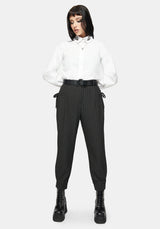 Sabrina Pinstripe Bow Detail Trouser