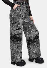 Nara Boudicca Printed Wide Leg Trouser