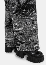 Nara Boudicca Printed Wide Leg Trouser
