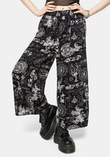 Trinity Moon Print Pull On Culotte