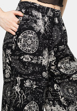 Trinity Moon Print Pull On Culotte