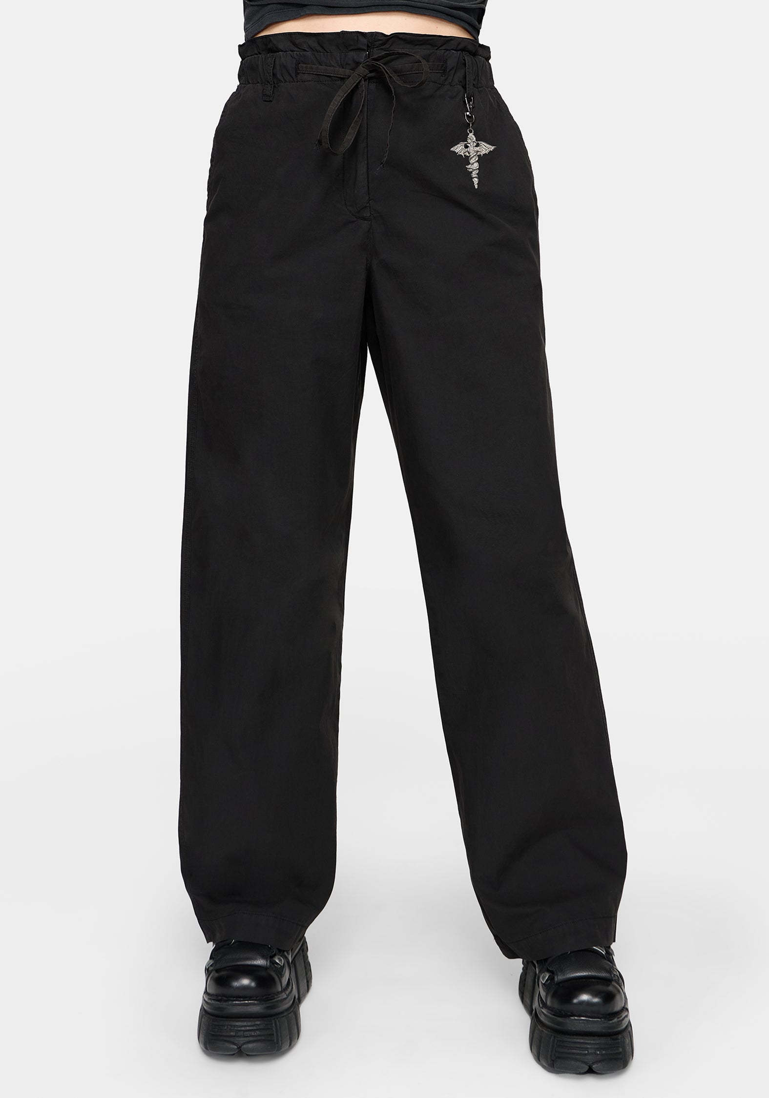 Ada Paperbag Tie Waist Trousers