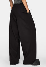 Devin Pleated Palazzo Trouser