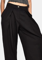 Devin Pleated Palazzo Trouser