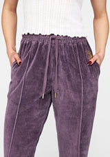 Solara Phoenix Embroidered Wide Leg Jogger