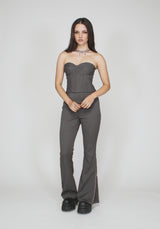 Lea Pinstripe Corset