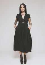 Ramone Twist Front Midi Dress