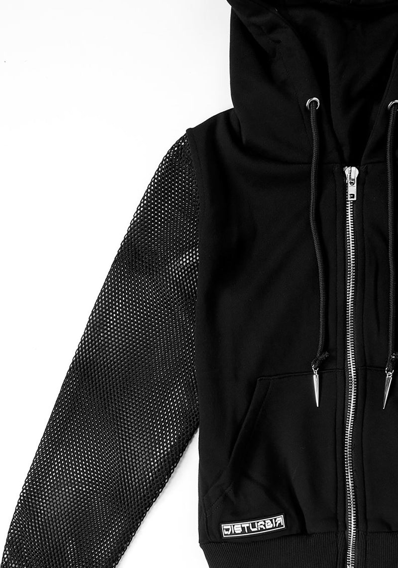 Face Mask Mesh Hoody