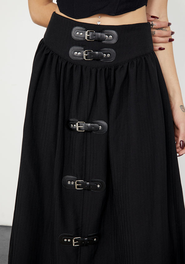 Afterlife Buckled Maxi Skirt