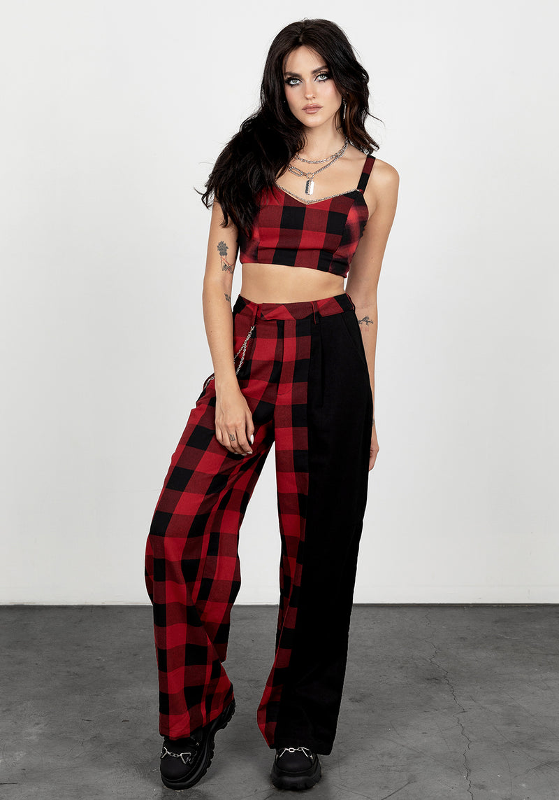 Sh!t Show Plaid Bralet