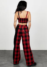 Sh!t Show Plaid Bralet