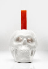CRYING SKULL CANDLE HOLDER