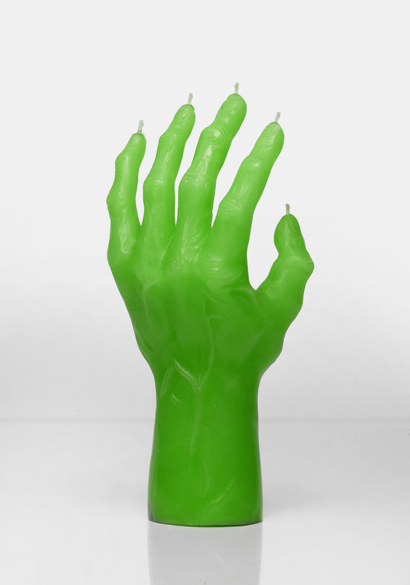 HAND OF GLORY CANDLE - GREEN