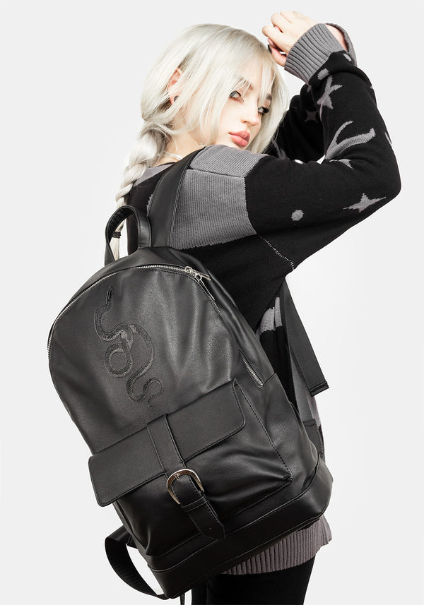 Ophidia Debossed Backpack
