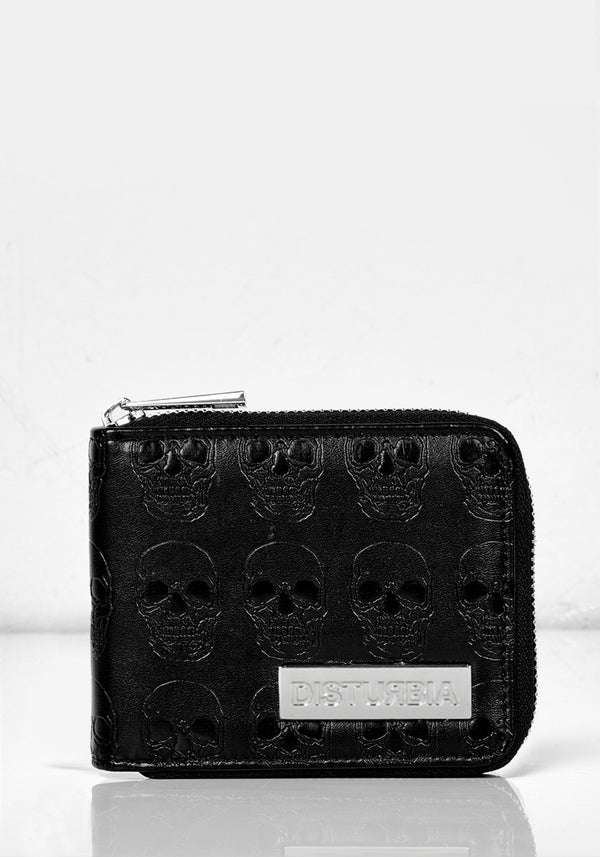 Mortality Debossed Wallet